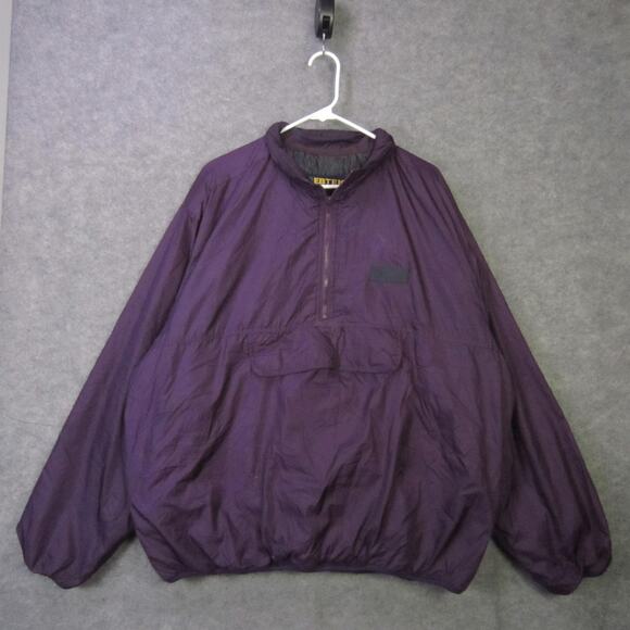 Vintage Eddie Bauer EBTEK Jacket Mens XL Purple Pullover Anorak Windbreaker 90s - Picture 1 of 11